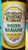 Traugott Simon Weizen Banane Etikett