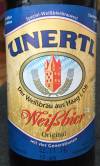 Unertl Weissbier Etikett