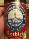 Veldensteiner Rotbier Etikett