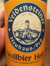 Veldensteiner Vollbier Hell Etikett