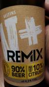 Veltins V+ Remix Citrus  Etikett
