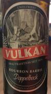 Vulkan Bourbon Barrel Doppelbock Etikett