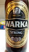 Warka Strong Etikett Neu