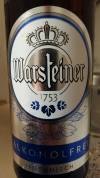 Warsteiner Alkoholfrei Etikett