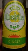Warsteiner Ginger Etikett