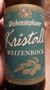 Weihenstephaner Kristallweizenbock Etikett