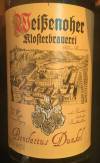 Weißenoher Klosterbrauerei Bonifatius Dunkel Etikett