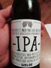 Welde IPA Etikett
