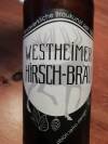 Westheimer Hirsch-Bräu Etikett