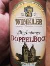 Winkler Alt-Amberger Doppelbock Etikett