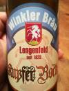 Winkler Bräu Lengenfeld Kupfer Bock Etikett