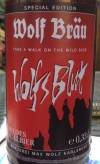 Wolf Bräu Wolfsblut Etikett