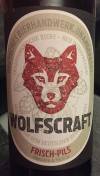 Wolfscraft Frisch-Pils Etikett