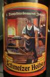 1. Dampfbierbrauerei Zwiesel Schmelzer Hoibe Etikett